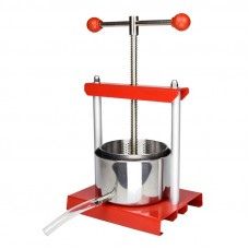 6 Litre Stainless Steel Honey Press ( red color )