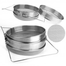 Stainless Steel Double Layers Honey Strainer